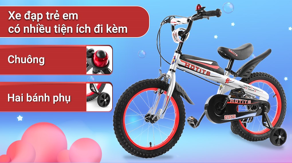 Xe Đạp Trẻ Em Stitch Knight JY903-16 16 inch
