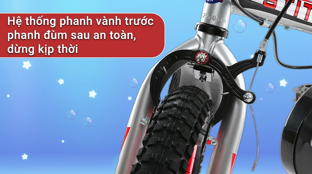 Xe Đạp Trẻ Em Stitch Knight JY903-16 16 inch