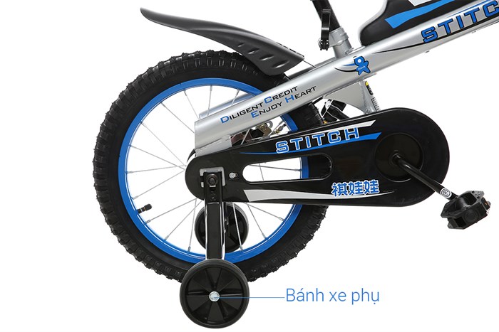 Xe Đạp Trẻ Em Stitch Knight JY903-16 16 inch Màu Xanh Dương