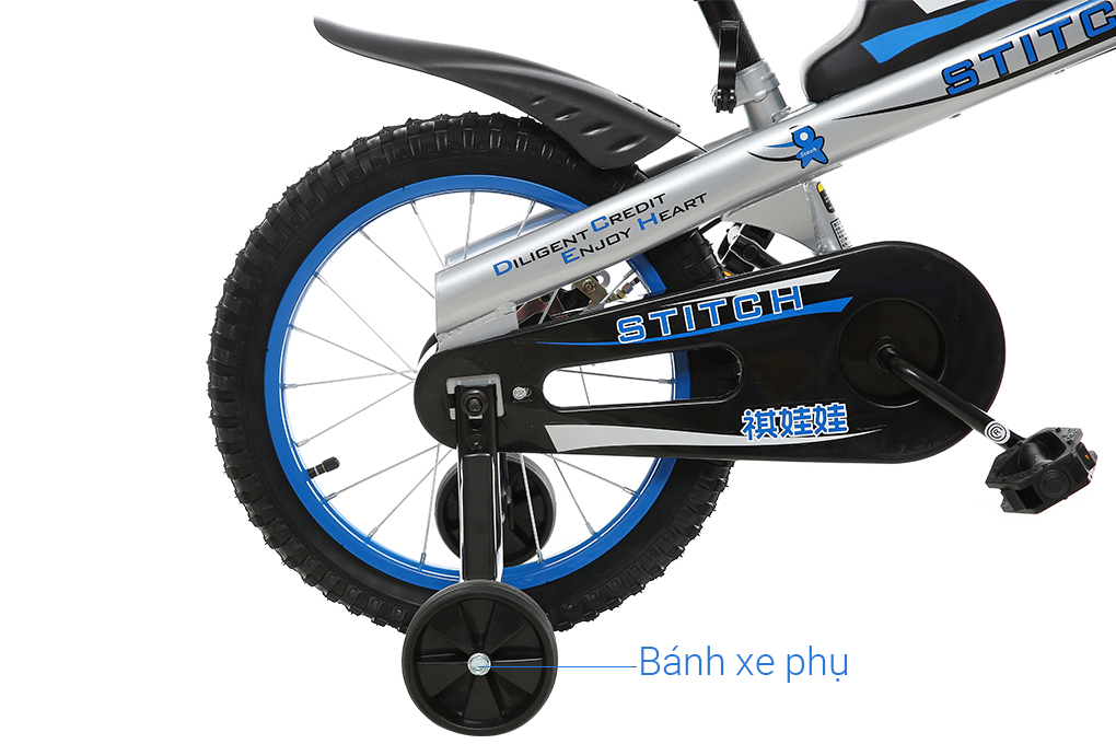 Xe Đạp Trẻ Em Stitch Knight JY903-16 16 inch Màu Xanh Dương