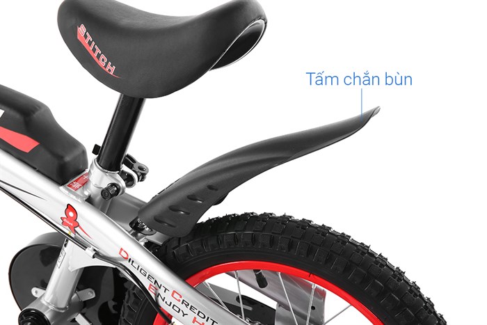 Xe Đạp Trẻ Em Stitch Knight JY903-16 16 inch Màu Đỏ