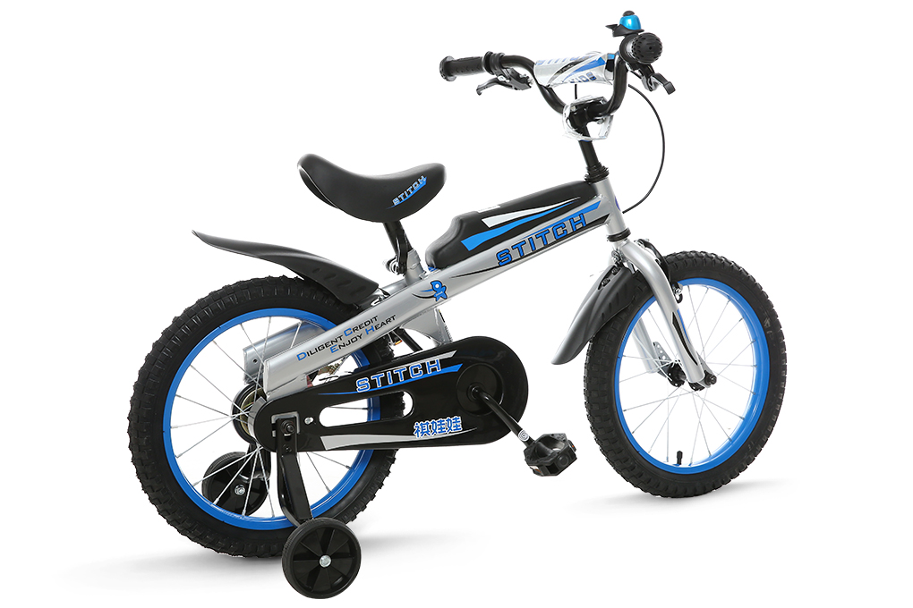 Xe Đạp Trẻ Em Stitch Knight JY903-16 16 inch Màu Xanh Dương