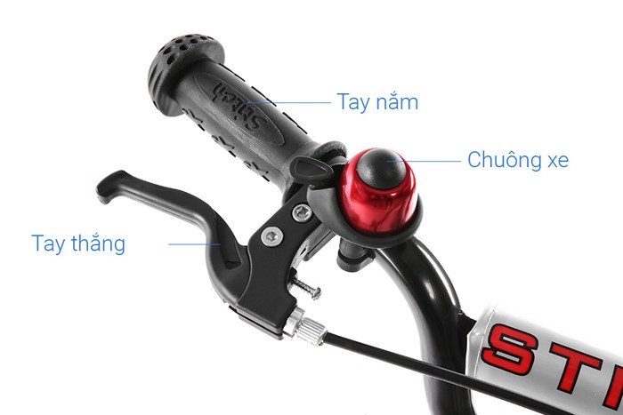 Xe Đạp Trẻ Em Stitch Knight JY903-16 16 inch Màu Đỏ