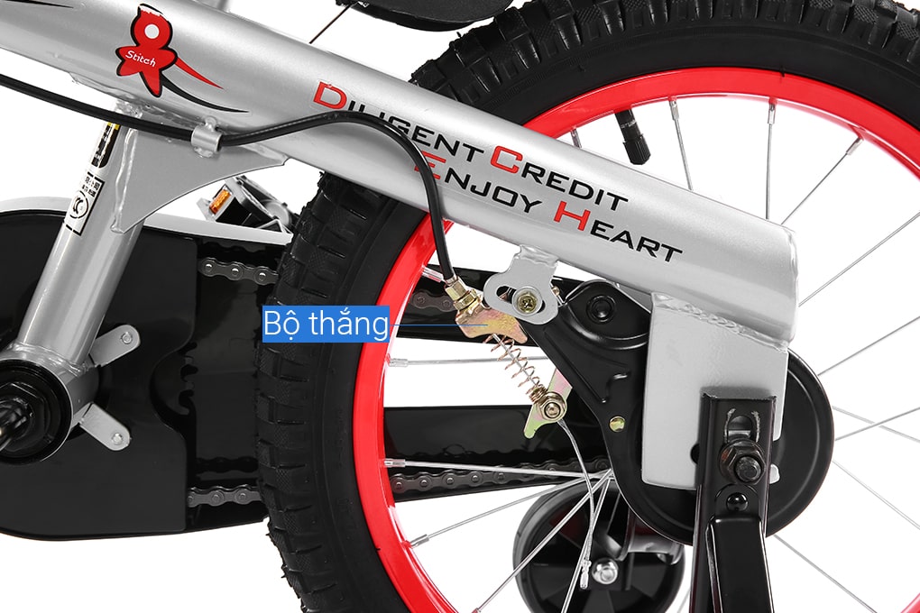 Xe Đạp Trẻ Em Stitch Knight JY903-16 16 inch Màu Đỏ