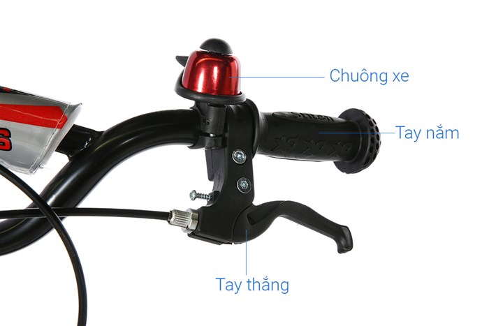 Xe Đạp Trẻ Em Stitch Knight JK903-18 18 inch Màu Đỏ