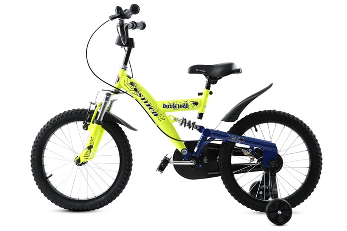 Xe Đạp Trẻ Em Stitch Spider King JY912-16 16 inch Màu Vàng