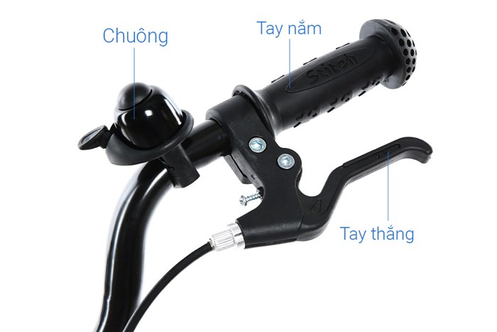 Xe Đạp Trẻ Em Stitch Spider King JY912-16 16 inch Màu Vàng