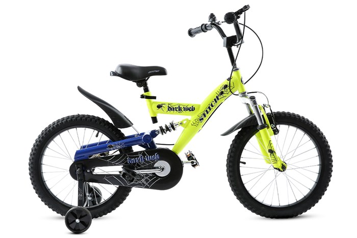 Xe Đạp Trẻ Em Stitch Spider King JK912-18 18 inch Màu Vàng