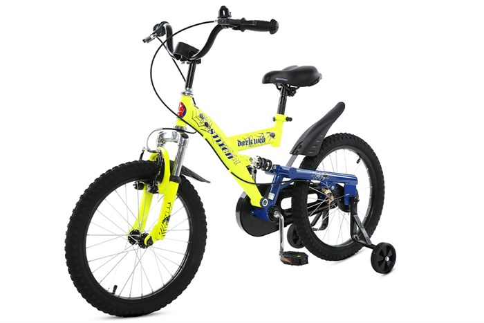 Xe Đạp Trẻ Em Stitch Spider King JK912-18 18 inch Màu Vàng