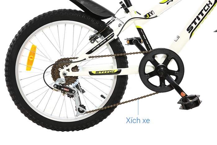 Xe Đạp Trẻ Em Stitch Feinis JK911-20 20 inch Màu Xanh lá
