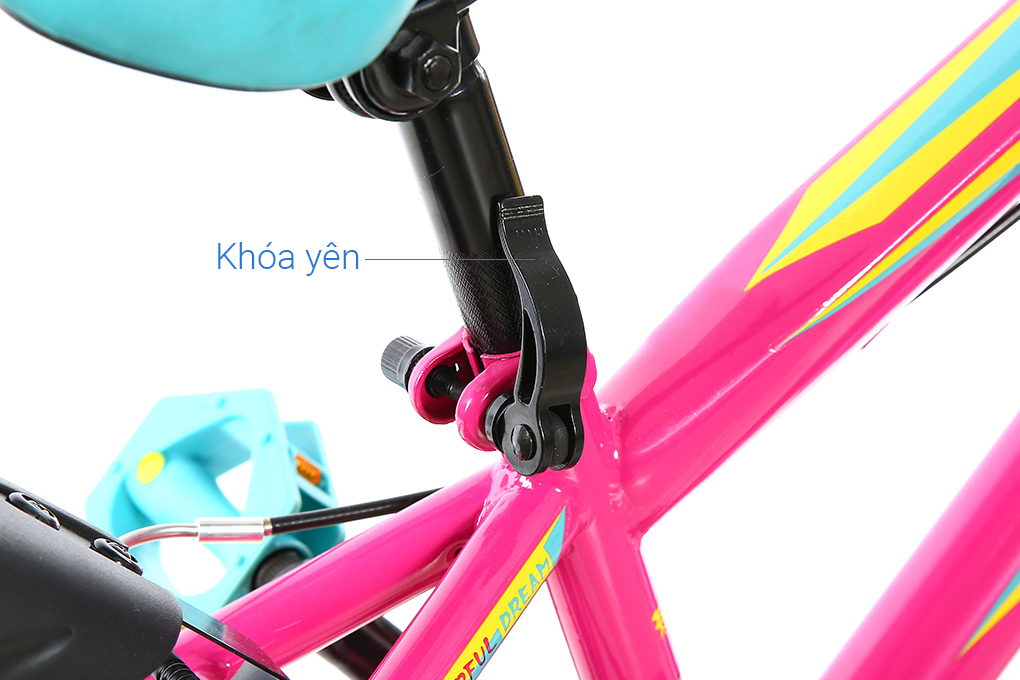 Xe Đạp Trẻ Em Stitch Rainbow Candy JK911-20 20 inch Màu Hồng