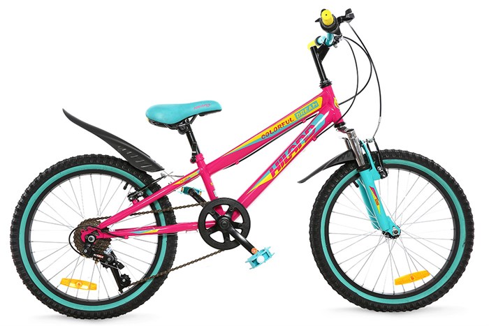 Xe Đạp Trẻ Em Stitch Rainbow Candy JK911-20 20 inch Màu Hồng