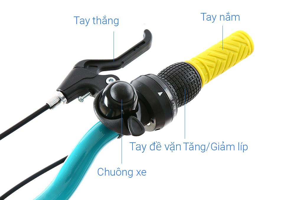Xe Đạp Trẻ Em Stitch Rainbow Candy JK911-20 20 inch Màu Hồng