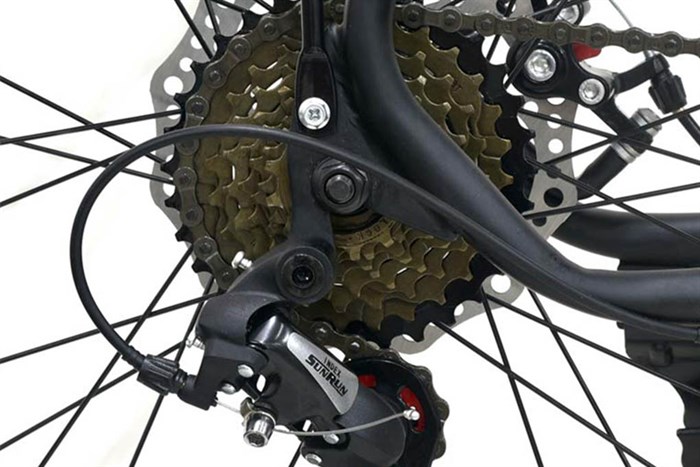 Xe Đạp Địa Hình MTB Fornix R24 24 inch Màu Đen - Đỏ