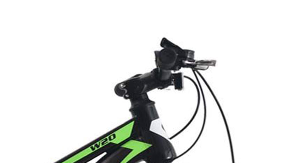 Xe đạp địa hình MTB Fornix W20 Đen xanh lá có ghi đông không sừng gọn nhẹ
