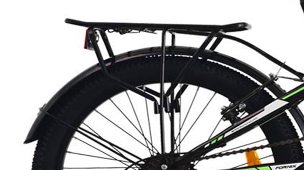 Xe đạp địa hình MTB Fornix W20 Đen xanh lá được trang bị thêm các phụ kiện tiện lợi