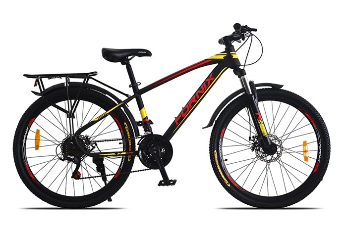 Xe đạp địa hình MTB Fornix C26 26 inch Màu Đen - Đỏ