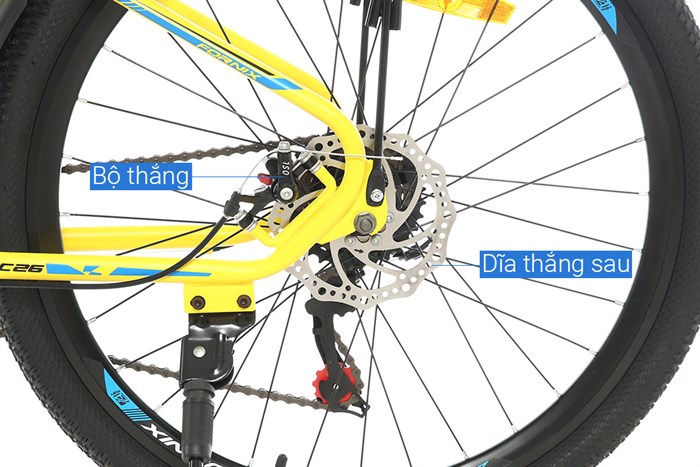 Xe đạp địa hình MTB Fornix C26 26 inch Màu Vàng