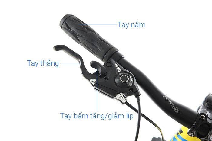 Xe đạp địa hình MTB Fornix C26 26 inch Màu Vàng