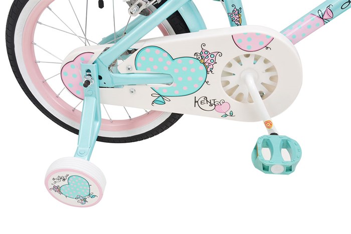 Xe Đạp Trẻ Em Kent Love Bug V201613 16 inch Màu Xanh ngọc