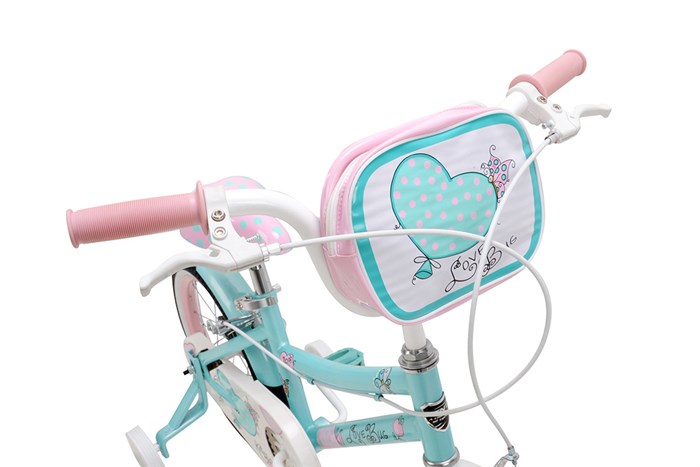 Xe Đạp Trẻ Em Kent Love Bug V201613 16 inch Màu Xanh ngọc
