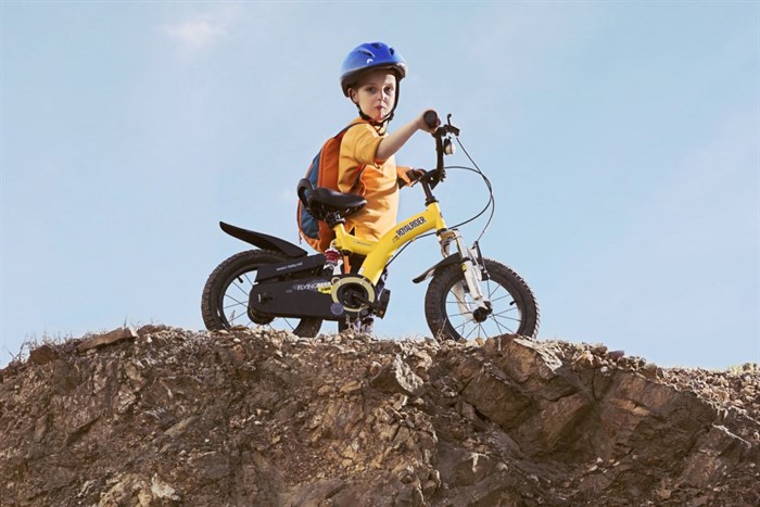 Xe Đạp Trẻ Em Royal Baby Flying Bear RB12B-9 12 inch Màu Vàng