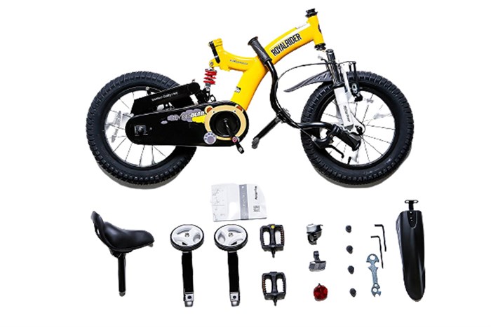 Xe Đạp Trẻ Em Royal Baby Flying Bear RB12B-9 12 inch Màu Vàng