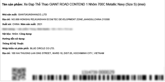 Xe Đạp Thể Thao Road Giant Contend 1 29 inch Size S