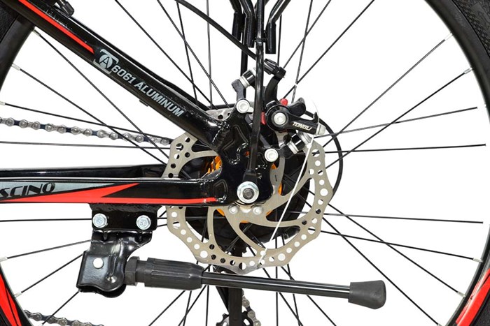 Xe Đạp Địa Hình MTB Fascino A400 24 inch Màu Đen - Đỏ