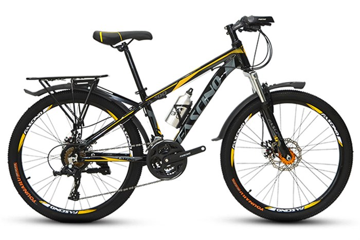 Xe Đạp Địa Hình MTB Fascino A400 24 inch Màu Đen - Vàng