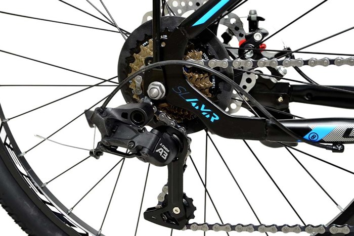 Xe Đạp Địa Hình MTB Life 24XT 24 inch Màu Đen - xanh dương