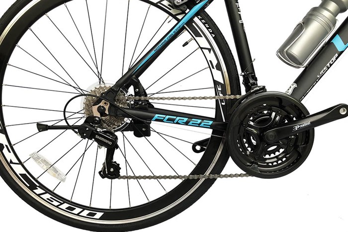 Xe Đạp Đường Phố Touring Life FCR22 27.5 inch Màu Đen - xanh dương