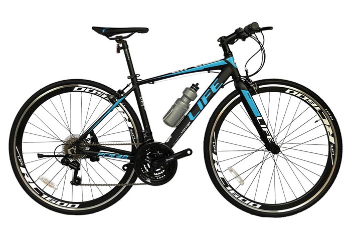 Xe Đạp Đường Phố Touring Life FCR22 27.5 inch Màu Đen - xanh dương