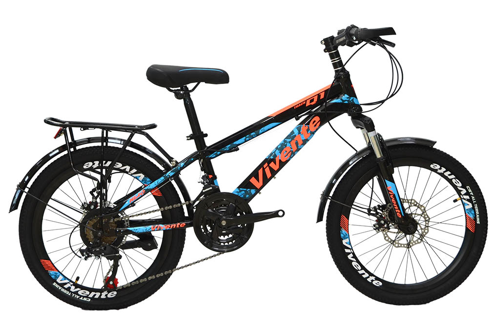 Xe Đạp Trẻ Em Vivente 20Q1 20 inch Màu Đen - Cam