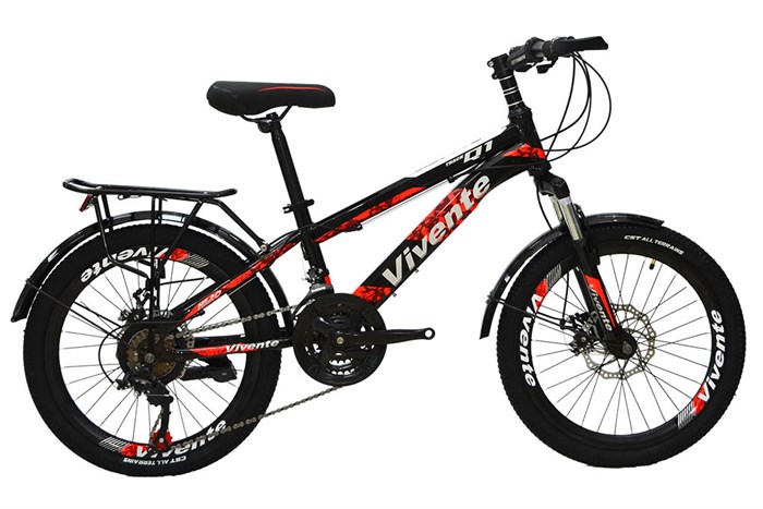 Xe Đạp Trẻ Em Vivente 20Q1 20 inch Màu Đen - Đỏ