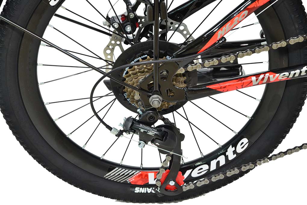 Xe Đạp Trẻ Em Vivente 20Q1 20 inch Màu Đen - Đỏ