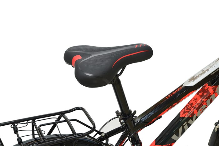 Xe Đạp Trẻ Em Vivente 20Q1 20 inch Màu Đen - Đỏ