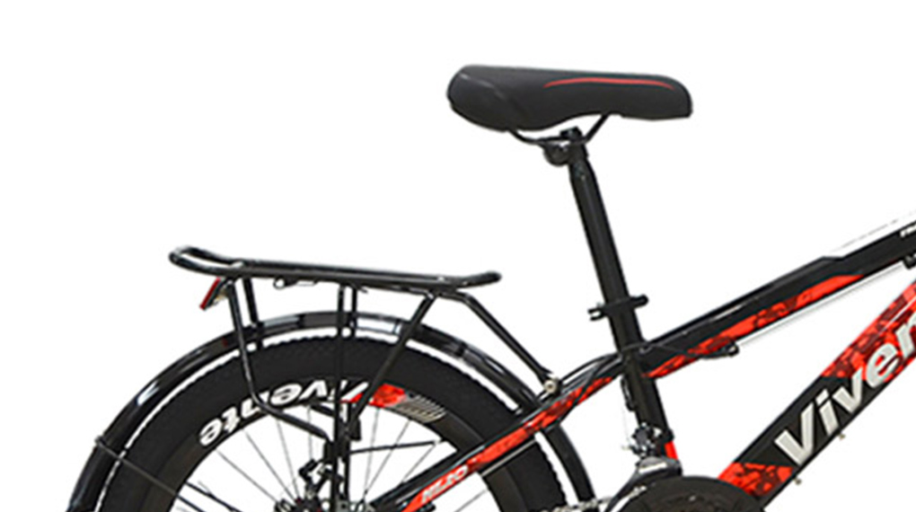 Xe đạp địa hình MTB Vivente 20Q1 Đen đỏ có baga đi kèm Xe đạp địa hình MTB Vivente 20Q1 Đen đỏ có baga đi kèm