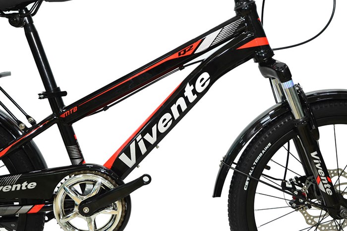 Xe Đạp Trẻ Em Vivente 20Q2 20 inch Màu Đen - Cam