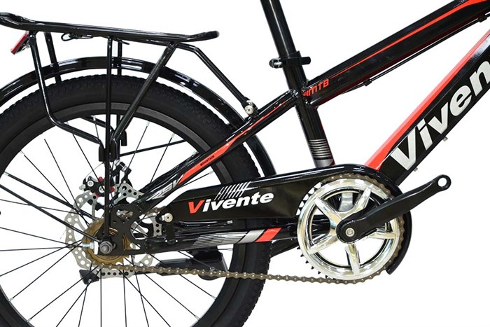 Xe Đạp Trẻ Em Vivente 20Q2 20 inch Màu Đen - Cam