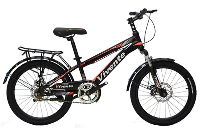 Xe Đạp Trẻ Em Vivente 20Q2 20 inch Màu Đen - Cam