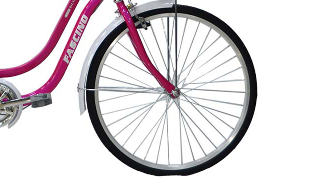 Xe đạp đường phố City Fascino FM24 24 inch đỏ có bánh xe 24 inch, vành xe bền bỉ Xe đạp đường phố City Fascino FM24 24 inch đỏ có bánh xe 24 inch, vành xe bền bỉ
