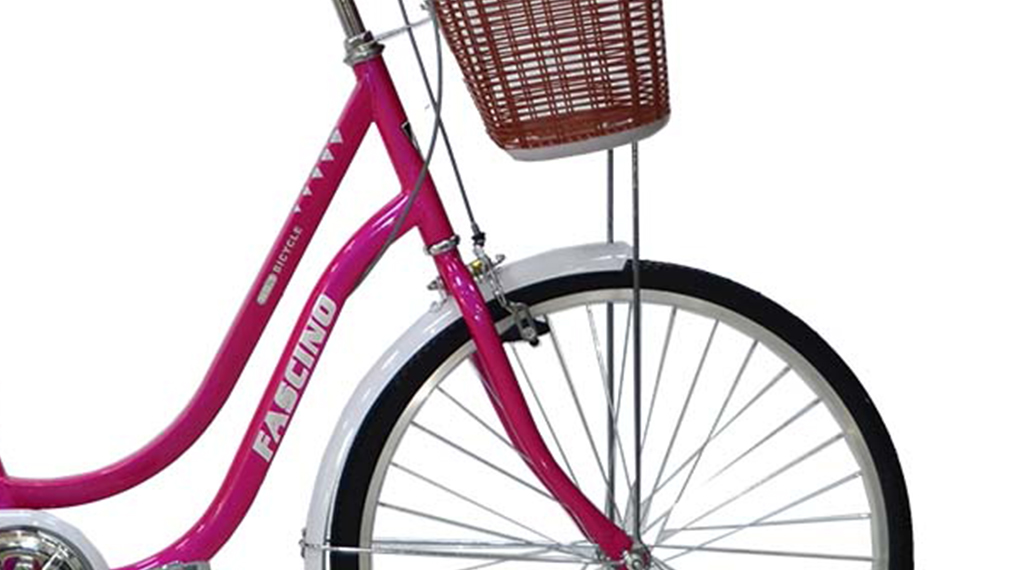 Xe đạp đường phố City Fascino FM24 24 inch đỏ có hệ thống phanh an toàn Xe đạp đường phố City Fascino FM24 24 inch đỏ có hệ thống phanh an toàn