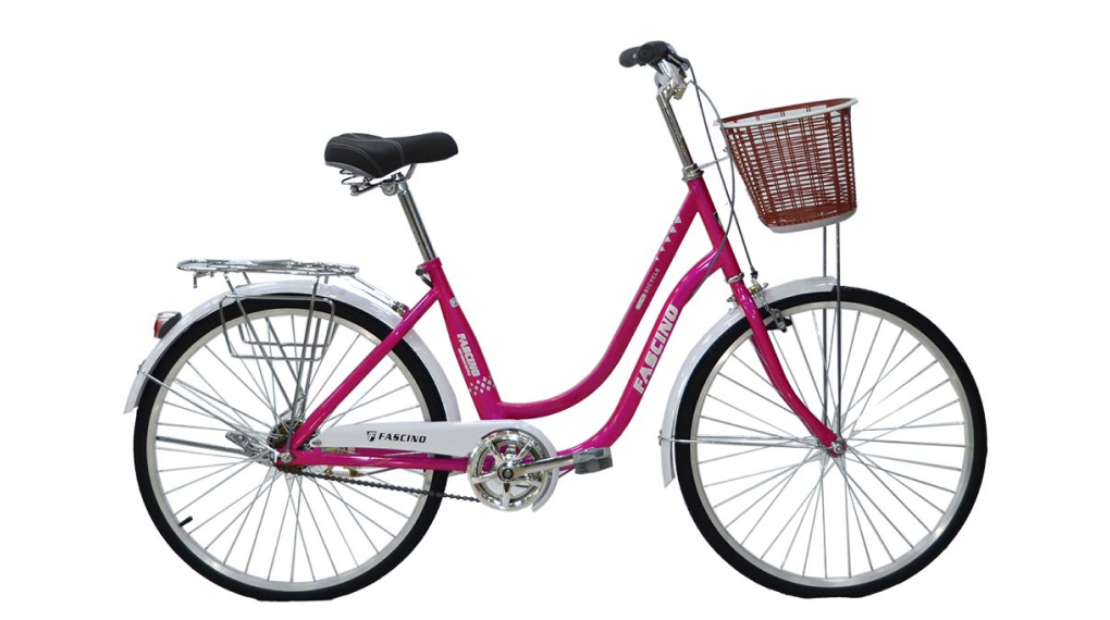 Xe đạp đường phố City Fascino FM24 24 inch đỏ có thiết kế xinh xắn, nổi bật Xe đạp đường phố City Fascino FM24 24 inch đỏ có thiết kế xinh xắn, nổi bật