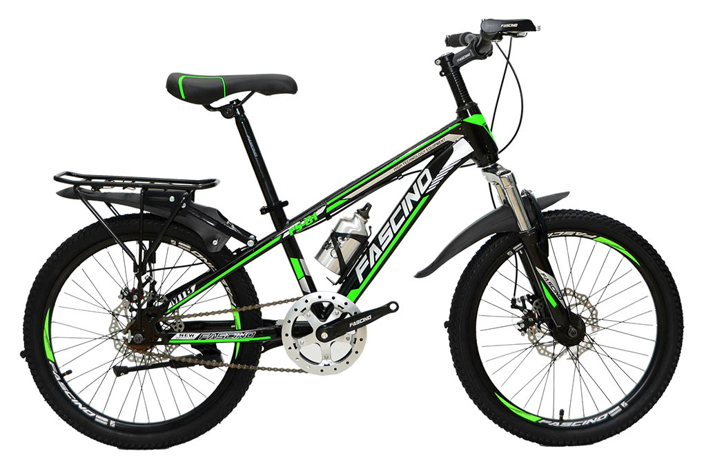 Xe Đạp Trẻ Em Fascino FS-01 20 inch Màu Đen - Xanh lá