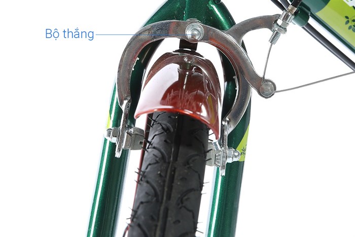 Xe Đạp Đường Phố Cổ Điển City Phoenix Yumo 26 inch Màu Xanh lá đậm