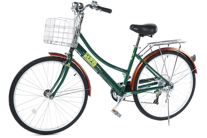 Xe Đạp Đường Phố Cổ Điển City Phoenix Yumo 26 inch Màu Xanh lá đậm