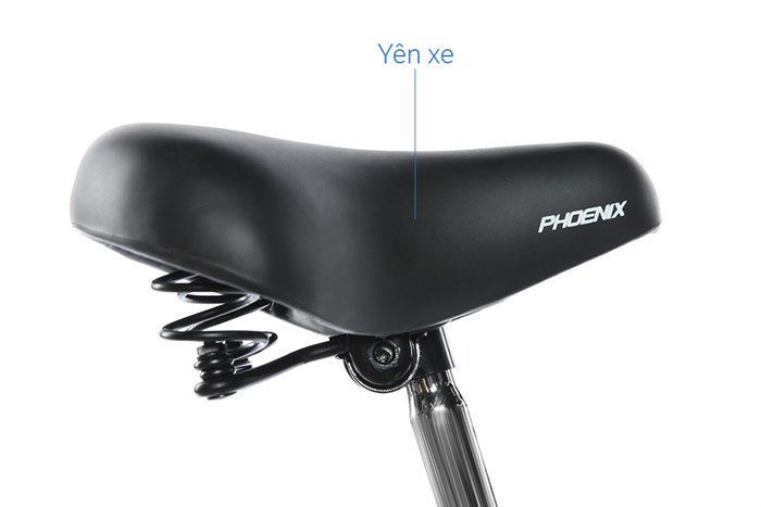 Xe Đạp Đường Phố Cổ Điển City Phoenix Yumo 26 inch Màu Xanh lá đậm