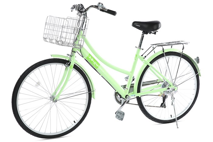 Xe Đạp Đường Phố Cổ Điển City Phoenix Yumo 26 inch Màu Xanh lá nhạt