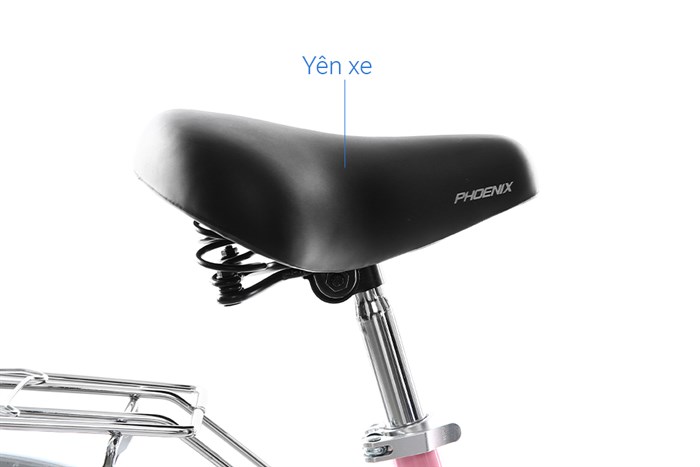 Xe Đạp Đường Phố Cổ Điển City Phoenix Yumo 26 inch Màu Hồng
